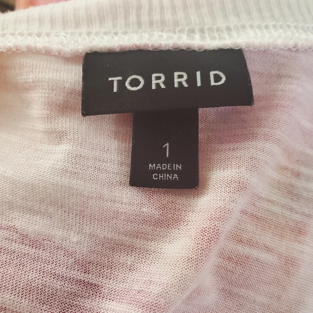 Torrid Women's Tiered Babydoll T-shirt - Picture 11 of 12